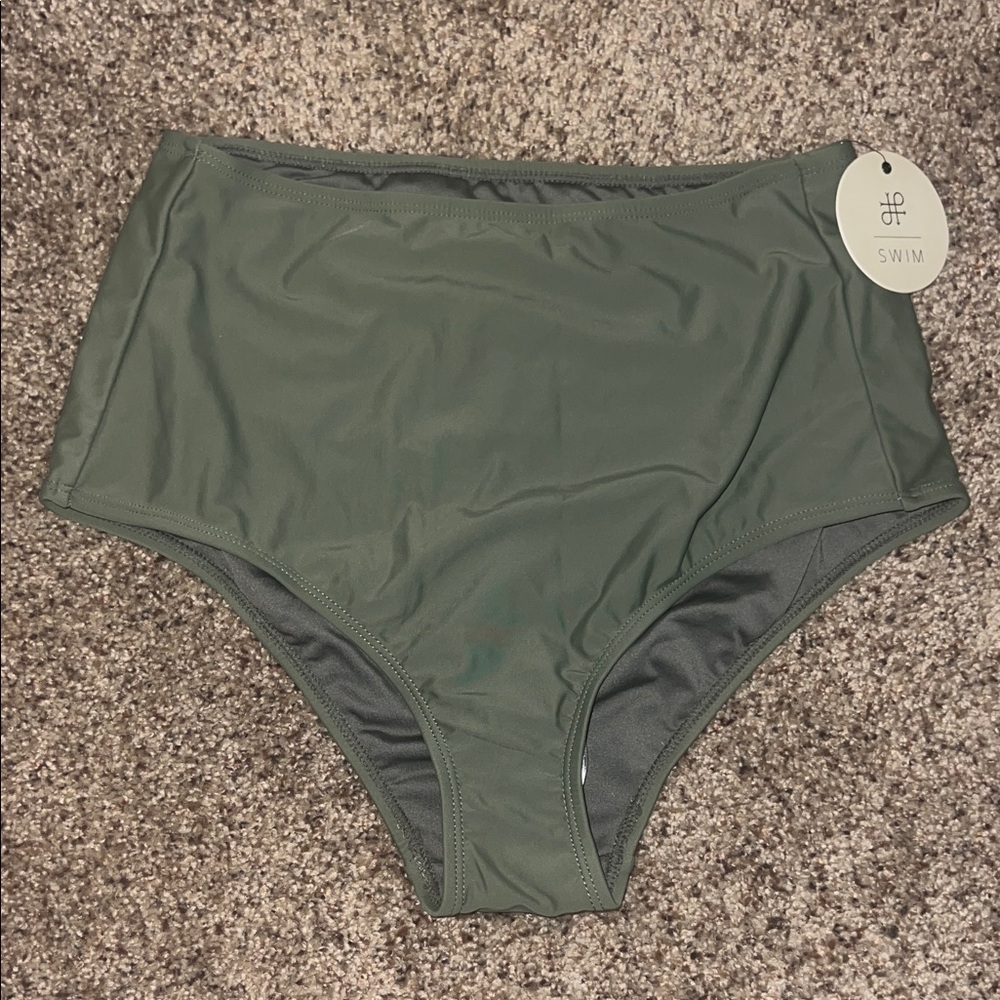 DownEast Forest Green Swim Panties